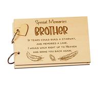 Brother In Loving Memory Scrap Book Photo Album Guest Book