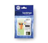 Brother Ink Cartridge LC3217VAL Black 4 Pack 550 Page LC3217VAL