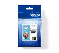 Brother Ink Cartridge LC424VAL Black 4 Pack LC424VAL