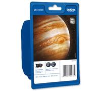 Brother Inkjet Cartridge Page Life 1200pp Black Ref LC1240BKBP2 [Pack 2]