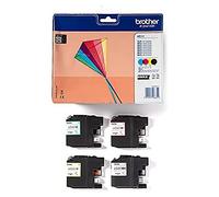 Brother Juliet LC223-4er-Pack - Black, Yellow, Cyan, Magenta, Cranberry - Blister with Audio/Electromagnetic Alarm - Ink Cartridge