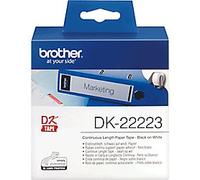 Brother Label Roll Black on White 50 mm x 30 m Thermal