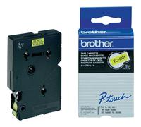 Brother - Black, yellow - Roll (0.9 cm x 8 m) 1 cassette(s) laminated tape - for