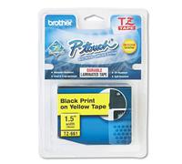BROTHER Labelling Tape, Black on Yellow, 36 mm 36 mm Black on Yellow