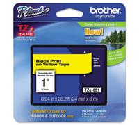 Brother - Laminated Label Maker Tape, Label Tape Roll (2.4 Cm X 8 M)