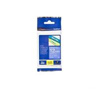 Original Brother P-Touch TZE535 12mm Gloss Tape - White on Blue