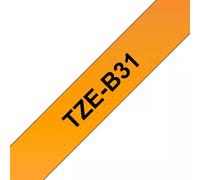 Brother Laminated tape 12mm Black on fluorescent orange TZe Grey Thermal transfer China 5 year(s)