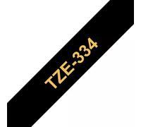 Brother Laminated tape 12mm Gold on black TZe Thermal transfer China 5 year(s) Brother