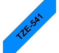 Brother Tze-541 - Standard Adhesive - Black On Blue - Roll (1.8 Cm X 8 M) 1 Cass