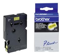 Brother - Laminated tape - black, yellow - Roll (0.9 cm x 8 m) - 1 roll(s)