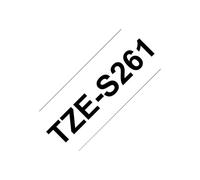 Brother laminated tape TZeS261 - Black on white