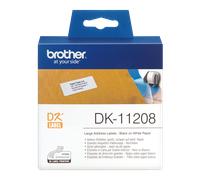 Brother Large Address Label Roll 38Mm X 90Mm 400 Labels - DK11208