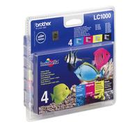 Brother LC-1000 ink cartridge 4 pc(s) Original High (XL) Yield Black, Cyan, Magenta, Yellow