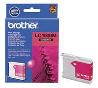 Brother LC-1000M Inkjet Cartridge, Magenta, Single Pack, Standard Yield, Includes 1 x Inkjet Cartridge, Brother Genuine Supplies