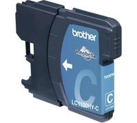 Brother LC-1100HYC Inkjet Cartridge, Cyan, Single Pack, High Yield, Includes 1 x Inkjet Cartridge, Genuine Supplies