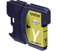 Brother LC-1100HYY Inkjet Cartridge, Yellow, Single Pack, High Yield, Includes 1 x Inkjet Cartridge, Brother Genuine Supplies