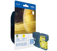 Brother LC-1100Y Inkjet Cartridge, Yellow, Single Pack, Standard Yield, Includes 1 x Inkjet Cartridge, Brother Genuine Supplies