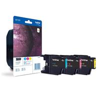 Brother LC-1220C/LC-1220M/LC-1220Y Inkjet Cartridge, Cyan/Magenta/Yellow, Multi-Pack, Standard Yield, Includes 3 x Inkjet Cartridges, Brother Genuine Supplies