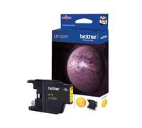 Brother LC-1220Y Inkjet Cartridge, Yellow, Single Pack, Standard Yield, Includes 1 x Inkjet Cartridge, Brother Genuine Supplies