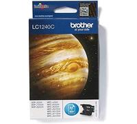 Brother LC-1240C Inkjet Cartridge, Cyan, Single Pack, High Yield, Includes 1 x I
