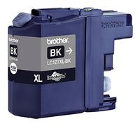 Brother LC-127XLBK Inkjet Cartridge, Black, Single Pack, High Yield, Includes 1 x Inkjet Cartridge, Brother Genuine Supplies