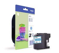 Brother Lc-221C Inkjet Cartridge, Cyan, Single Pack, Standard Yield, Includes 1 X Inkjet Cartridge, Brother Genuine Supplies