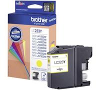 Brother LC-223Y Inkjet Cartridge, Yellow, Single Pack, High Yield, Includes 1 x Inkjet Cartridge, Brother Genuine Supplies