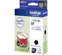 Genuine Brother LC22U BK Black Ink Cartridge Date 2024 LC22UBKXL VAT Invoice