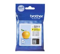 Brother LC-3211Y Inkjet Cartridge, Standard Yield, Yellow, Brother Genuine Suppl