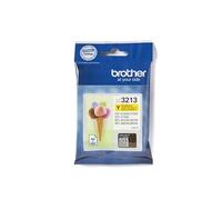 Brother LC-3213Y Inkjet Cartridge, Yellow, Single Pack, High Yield, Includes 1 x Inkjet Cartridge, Genuine Supplies