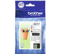 Brother LC-3217BK/LC-3217C/LC-3217M/LC-3217Y Inkjet Cartridges, Black/Cyan/Magen