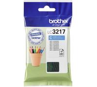 Brother LC-3217C Inkjet Cartridge, Cyan, Single Pack, Standard Yield, Includes 1 x Inkjet Cartridge, Genuine Supplies