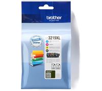 Brother LC-3219XLBK/LC-3219XLC/LC-3219XLM/LC-3219XLY Inkjet Cartridges, Black/Cy