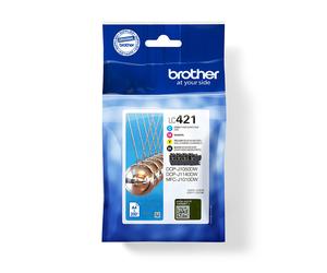 Brother LC-421VAL Ink cartridge multi pack, 200 pages, Pack qty 4