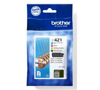 Brother LC421VALDR ink cartridge 4 pc(s) Original Black, Cyan, Magenta, Yellow