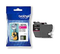 Brother LC-421XLM Inkjet Cartridge, Magenta, Single Pack, High Yield includes 1 x Inkjet Cartridge, Brother Genuine Supplies