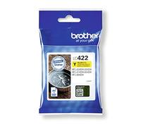 Brother LC-422Y Inkjet Cartridge, Yellow, Single Pack, Standard Yield, Includes 1 x Inkjet Cartridge, Brother Genuine Supplies
