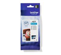 Brother LC-427C Inkjet Cartridge, Cyan, Single Pack, Standard Yield, Includes 1 x Inkjet Cartridge, Genuine Supplies
