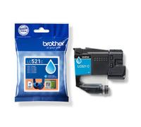 Brother LC521C Original Brother Cyan Ink Cartridge, LC-521C