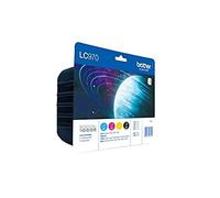 Brother LC970VALBP ink cartridge 4 pc(s) Original Black, Cyan, Magenta, Yellow