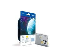 Brother LC-970Y Inkjet Cartridge, Yellow, Single Pack, Standard Yield, Includes 1 x Inkjet Cartridge, Genuine Supplies