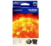 Brother LC-980BK Inkjet Cartridge, Black, Single Pack, Standard Yield, Includes 1 x Inkjet Cartridge, Brother Genuine Supplies