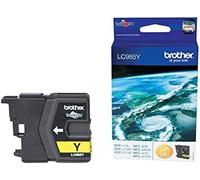 Brother LC-985Y Inkjet Cartridge, Yellow, Single Pack, Standard Yield, Includes