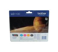 Brother LC1100VALBP ink cartridge 4 pc(s) Original Black, Cyan, Magenta, Yellow