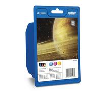 Brother LC1100 Rainbow Pack Ink Cartridges Cyan/Magenta/Yellow (Yield: