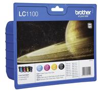 Brother LC1100VALBP ink cartridge 4 pc(s) Original Black, Cyan, Magenta, Yellow