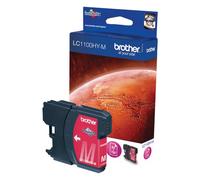 Brother LC-1100HYM Inkjet Cartridge, Magenta, Single Pack, High Yield, Includes 1 x Inkjet Cartridge, Brother Genuine Supplies