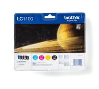 Brother LC1100VALBPDR ink cartridge 4 pc(s) Original Black, Cyan, Magenta, Yellow