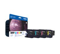 Brother LC1220VALBP ink cartridge 4 pc(s) Original Black, Cyan, Magenta, Yellow