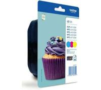 Brother LC-123RBWBP Original Brother LC123 Multipack Cyan, Magenta and Yellow Ink Cartridges (LC-123C / LC-123M / LC-123Y)